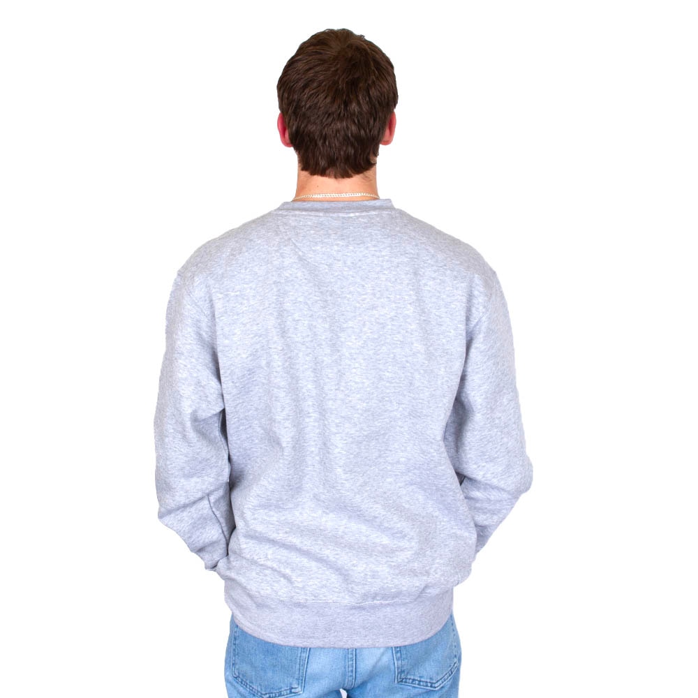 Arched Oregon, Blue 84, Grey, Pullover, Cotton Blend, Men, Campbell fleece, Sweatshirt, 800468